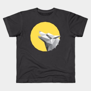 Wolf Polygon Kids T-Shirt